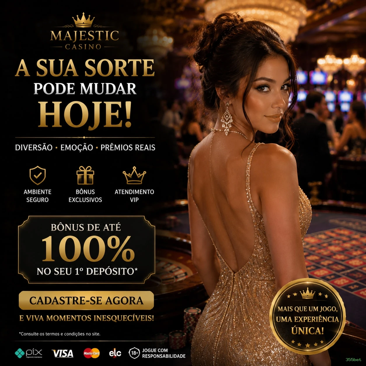 Imagem promocional das apostas esportivas da 355bet